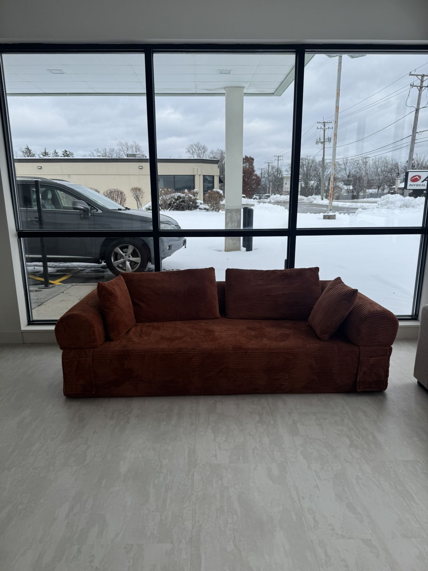 83” Modern Corduroy Loveseat – Cloud-Style Comfort + Deep Seats