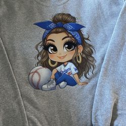 Dodger Girl Crewneck