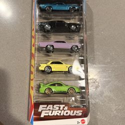 F&F 5 Pack Hot Wheels 