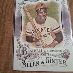 2016 Topps Allen & Ginter (Roberto Clemente) Collectors Card