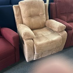 Beige Recliner 