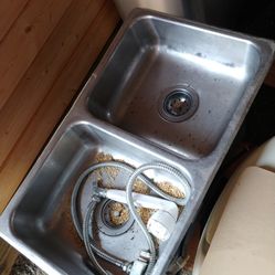 Vintage Airstream Sink