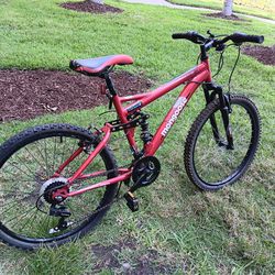 24" Red Mongoose Stand Off Mountain Bike