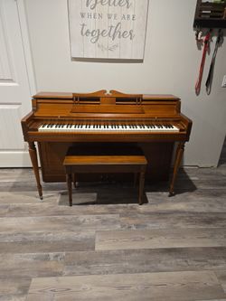 Wurlitzer 1960's Upright Piano