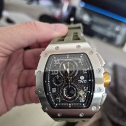 TSAR BOMBA TB8204Q - Elemental Series - Sapphire Glass - Japanese Chronograph watch