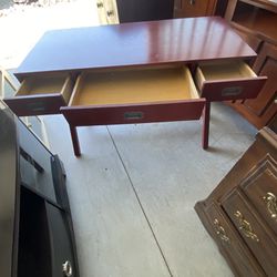 Entry Table With 3 Drawers