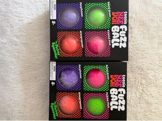 Mini fuzz ball needoh pack of 4