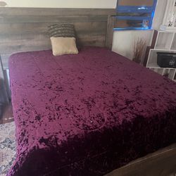 Bed With Mattress And Box Spring