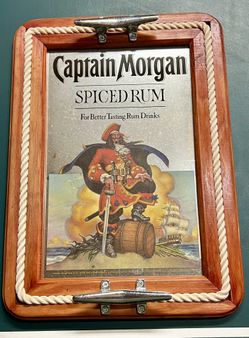 Captain Morgan’s Spiced Rum Mirror Sign