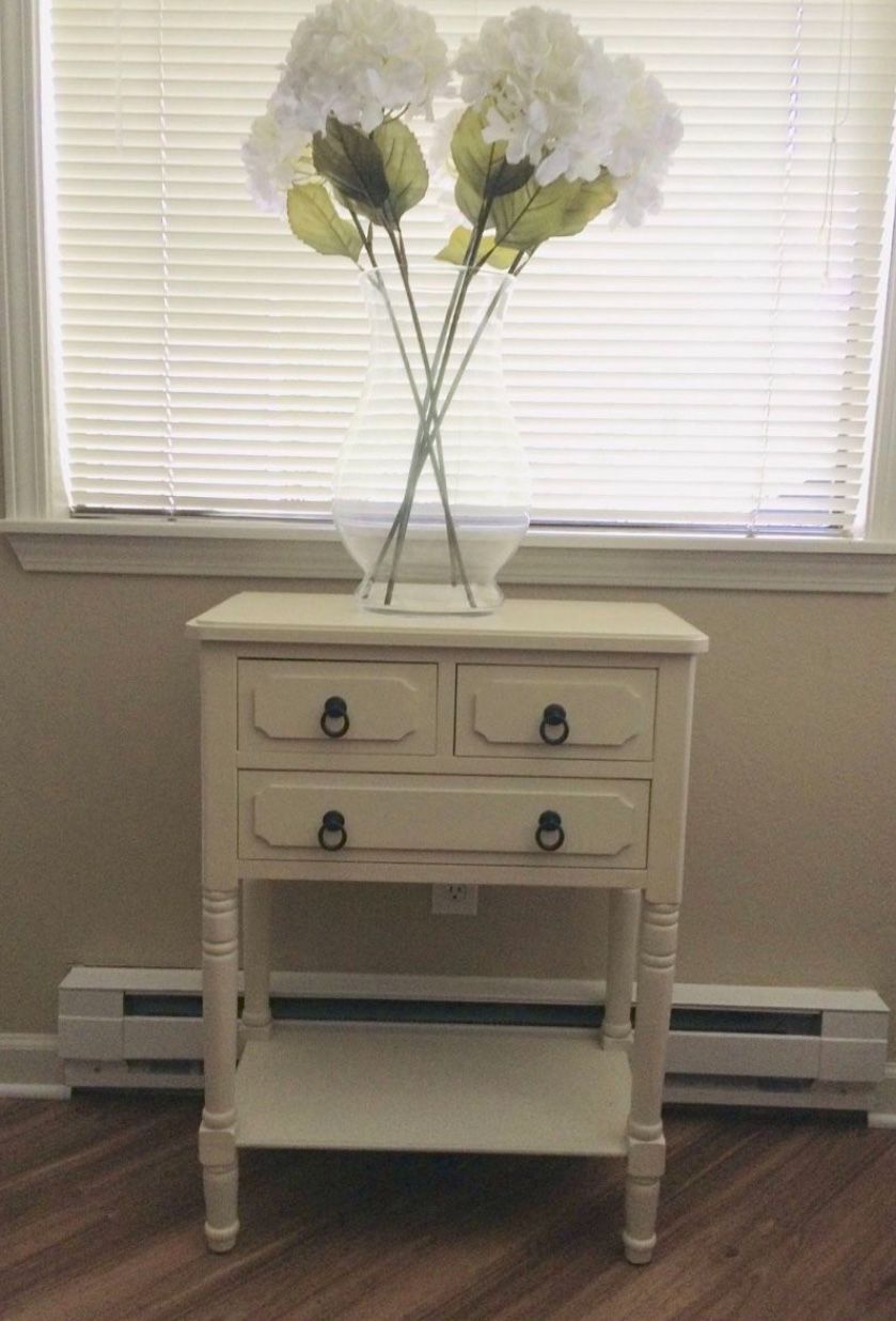 Wood Table With Drawers, Entry Table, Side Table