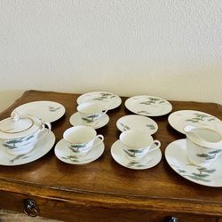 Early 20th Century Hand Painted Nippon Tea Set