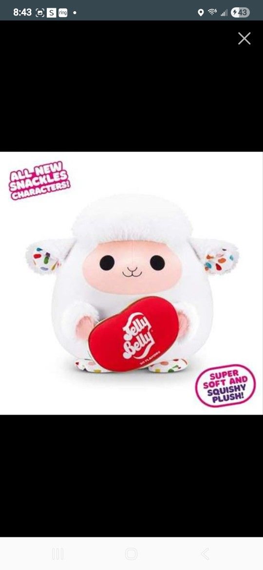 Brand New Snackles Series 2 Lamb And Jelly Belly
