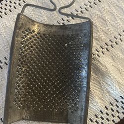 Vintage Punched Tin Grater