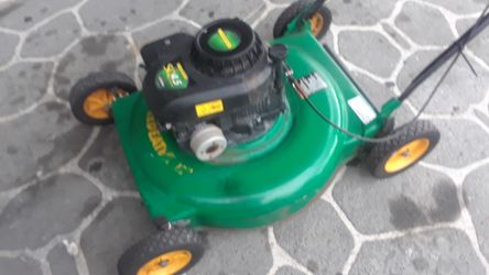 lawn mower runing