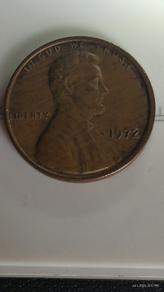 1972 No Mint Mark Penny