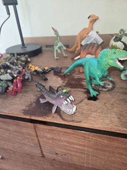 Toy dinosaurs