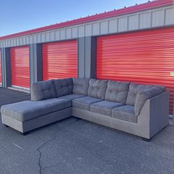 Gray Sleeper Sectional Sofa