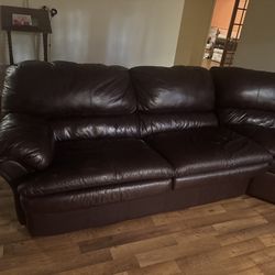 Leather sofa