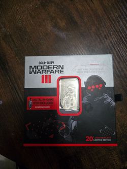 Call of duty 1 oz fine silver bar