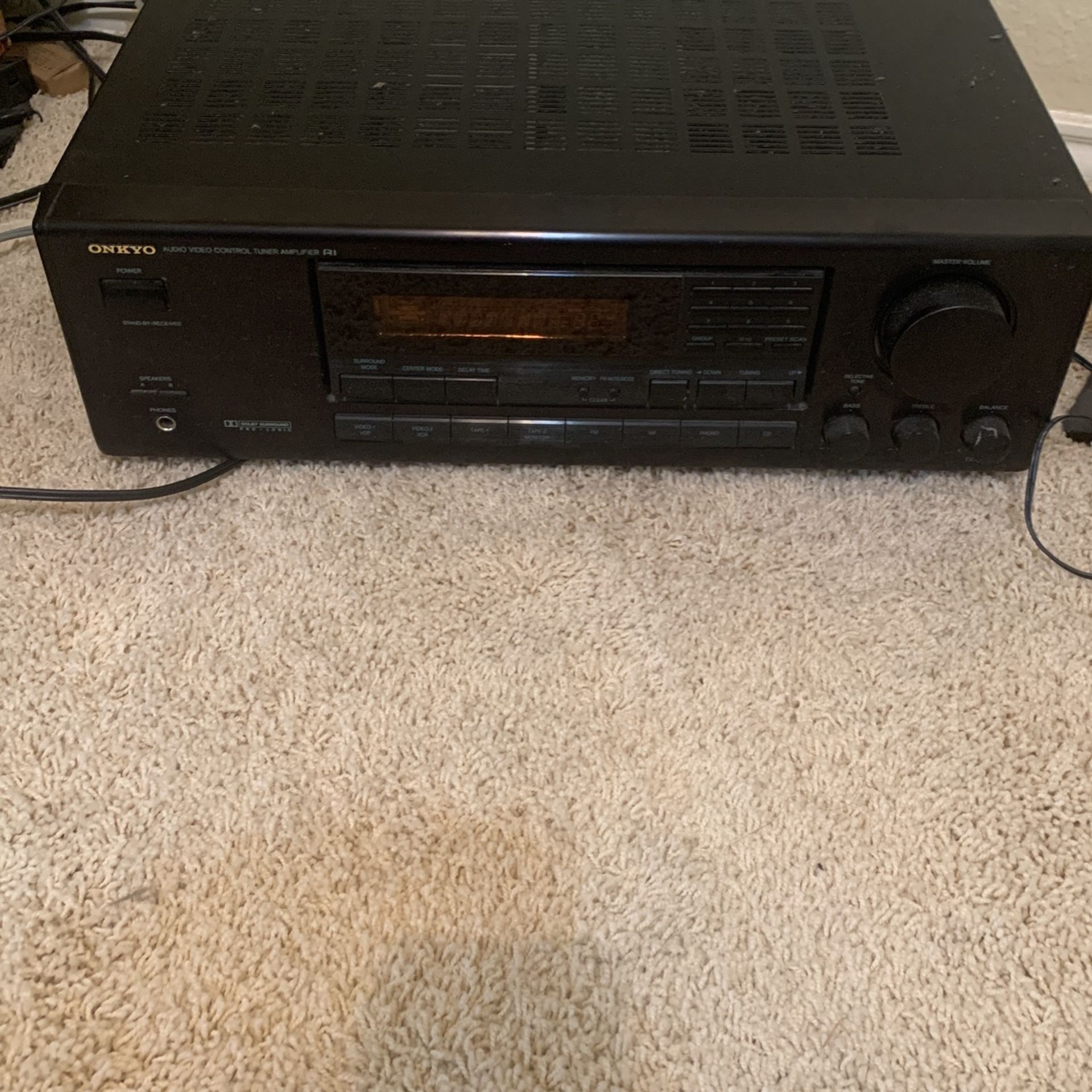 Onkyo Audio Video Control Tuner Amplifier