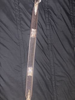 Belt With Horse Hair And Crosses 