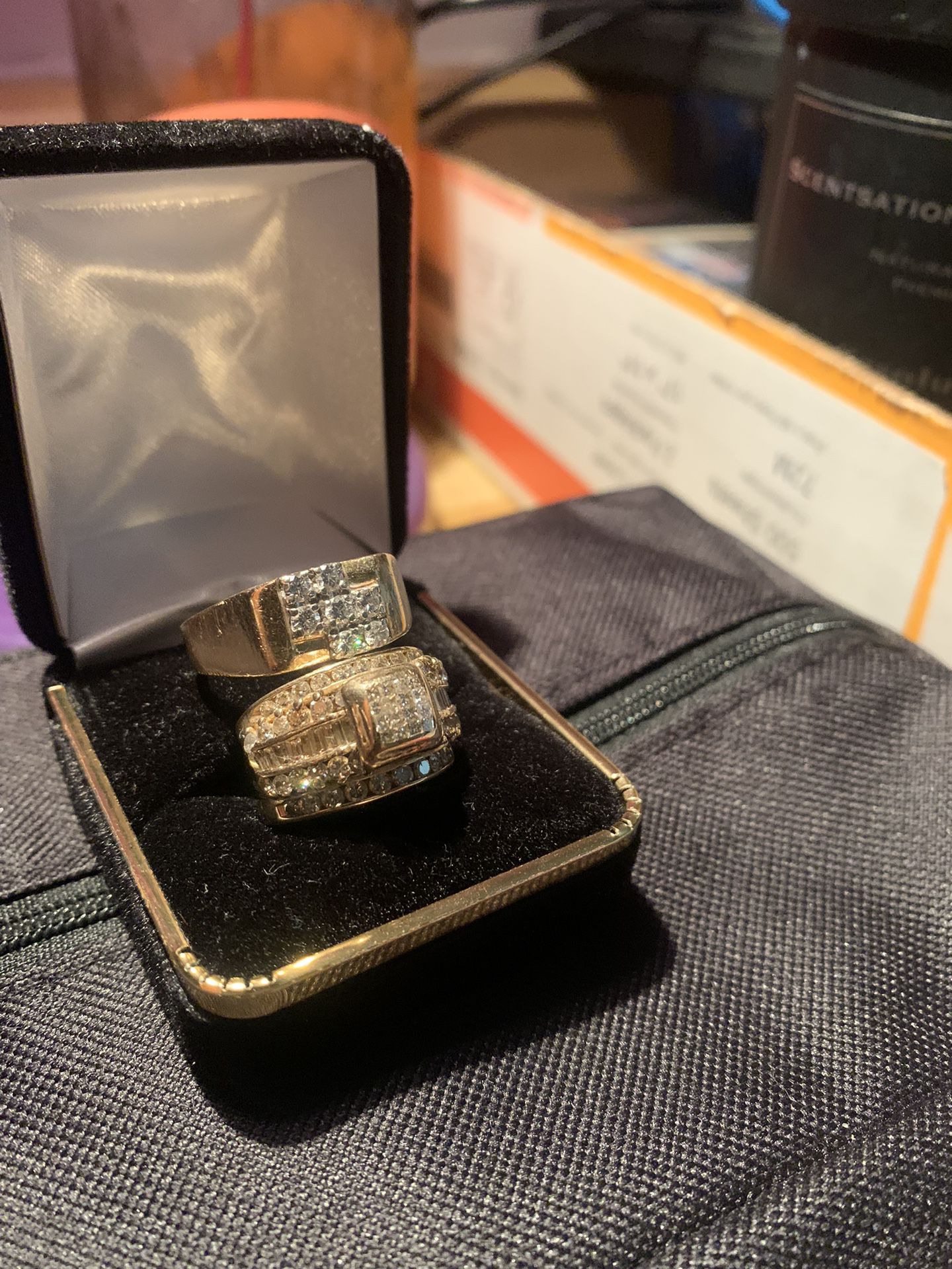 14k. “5 Karat In Diamond” (Wedding Ring Set) or Separate 