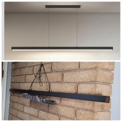 Dimmable Pool Table Light with Remote, Modern Island Lights