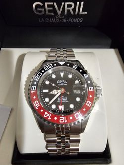 Gevril 43mm automatic Watch