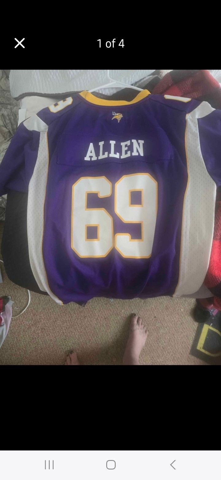 Allen Jersey Vikings Size Xl