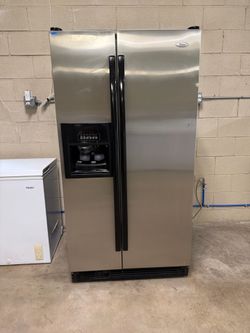 Whirlpool Side By Side Refrigerator With Warranty