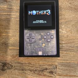 Analogue Pocket Transparent Purple – CIB + 512GB microSD, Excellent 