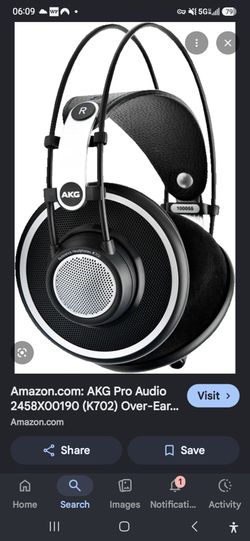 AKG 702 headphones