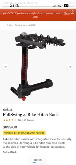 YAKIMA 4 BIKE HITCH RACK
