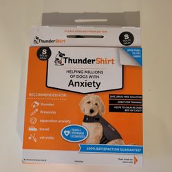 ThunderShirt for Dogs, Small, Solid Gray - Dog Anxiety Relief Calming Vest