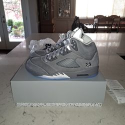 Jordan 5 Wolf Grey Sz 10 DS $250