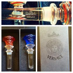 Versace crystal wine bottle stoppers
