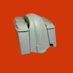 Harley Davidson Heritage Softail 4″ Extended Saddlebags Dual 6 X 9 Speaker Lids Fender Right Cutout