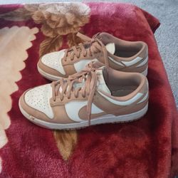 Size 8 Rose Colored Nike Dunks Lowtops