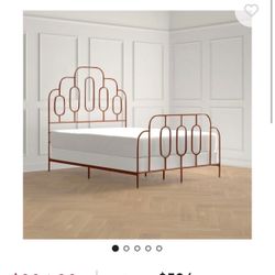 Full size bed frame w/ box spring 