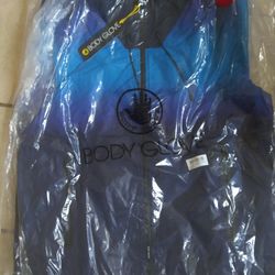 NWT MEN'S Body Glove Blue Ombre Jacket