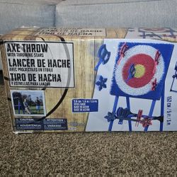 Axe Throwing Game Set – Steel Frame Target for Indoor and Outdoor Use