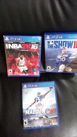Ps4 games. All work great. $5 each