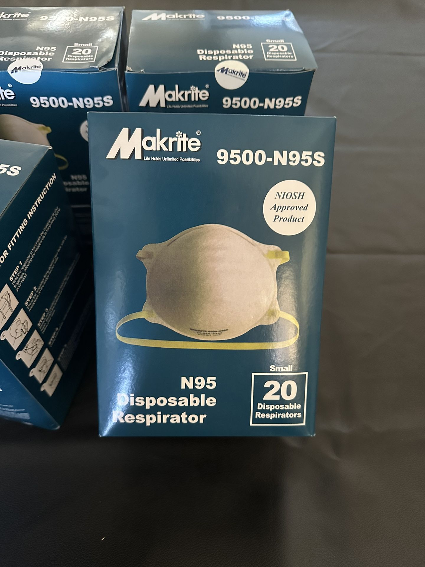 NEW Makrite N95 Disposable Respirators Covid Masks, Face Masks For Cheap