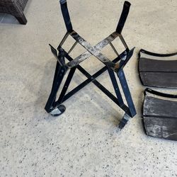 Large Green Egg Nest And Side Tables