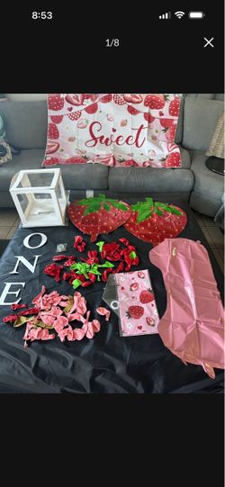 Girls first birthday party supplies
