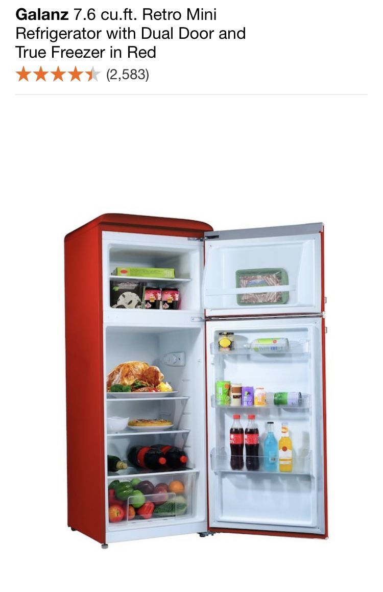 Galanz 7.6 refrigerator home depot best sale