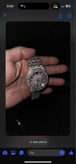 Moissanite watch