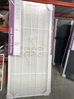 Security screen door 36x80