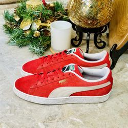 Puma Suede Classic Mens Size 10.5 Red Athletic Casual Shoes Sneakers 352634-65