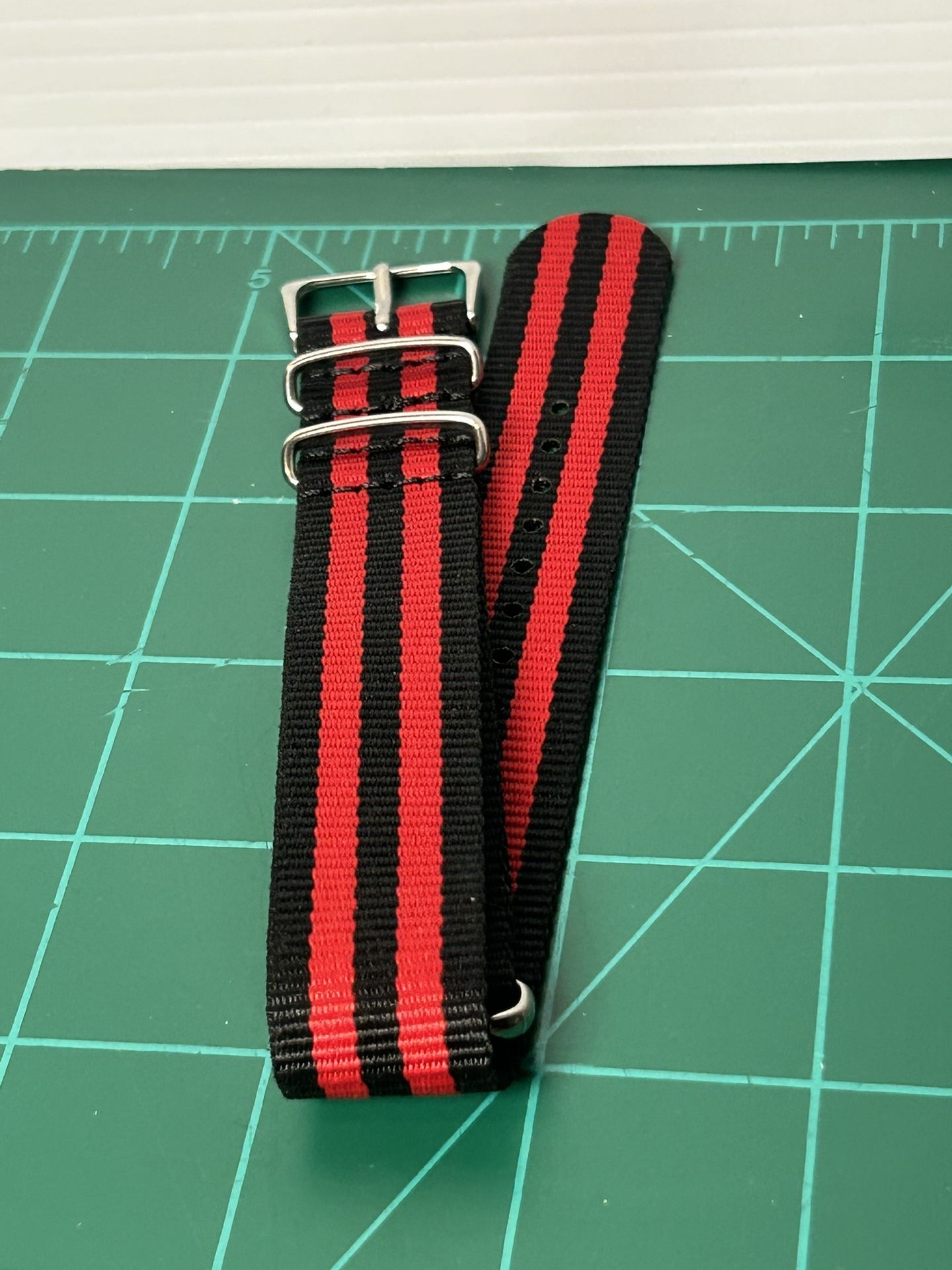 Red & Black Watchband - Brand New Unused